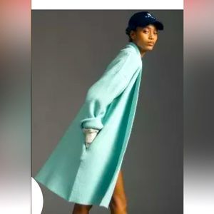 Anthropologie NWT cardigan beautiful blue